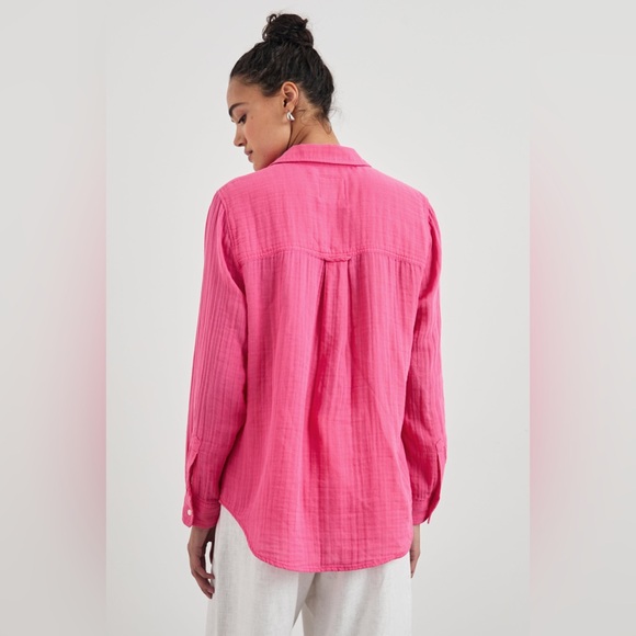 Rails Ellis Shirt Hibiscus XS - Picture 5 of 15
